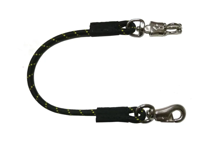 Hy Equestrian Stretch Trailer Tie in Black